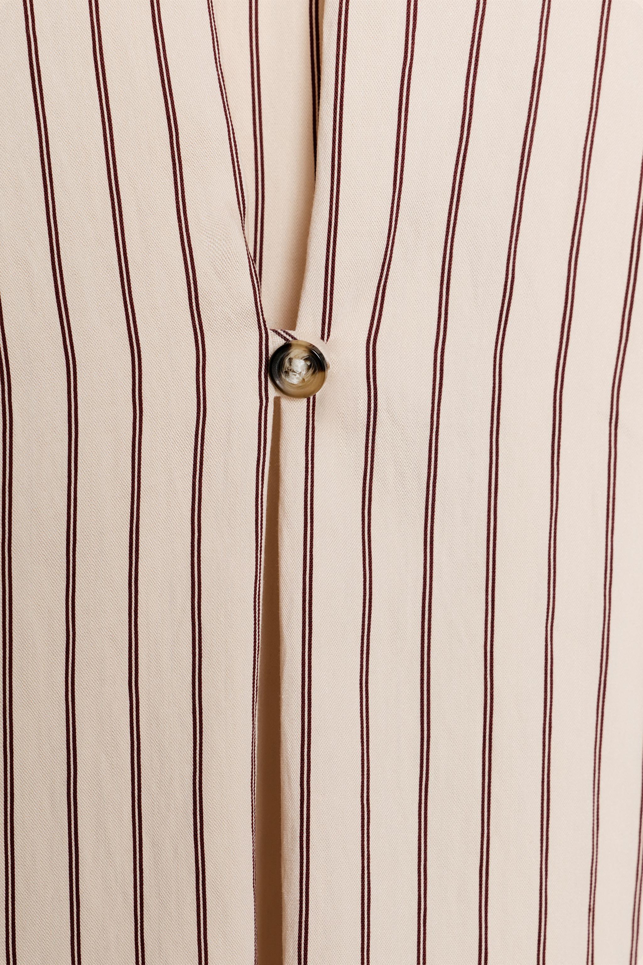 STRIPED SHIRT WITH WIDE CUFFS